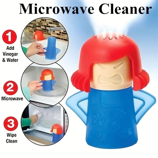 1pc Angry Mama Oven Steam Microwave Cleaner, Easily Cleans Appliances For Kitchen Refrigerator Cleaning Useful Household For Kitchen Cleaning Tools