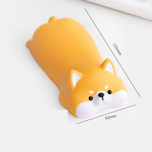 Ergonomic Wrist Rest Support - Cute Slow Rising PU Mouse Pad - Perfect for Computer Desks & Office Supplies