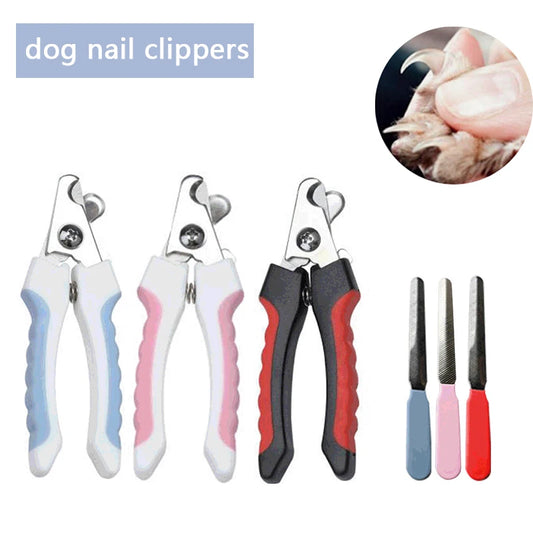 Pet Nail Clippers Scissors Dog Clipper Cat Claw Cutter Grooming Trim Trimmers Toe Care Stainless Steel Grooming Clipper for Dogs